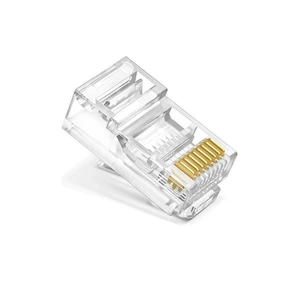 Bajeal Cat6 RJ45 Waterproof Crystal Head Ethernet LAN Connector Plug 8P8C Cat6 Cat6E Modular Plug 1000pcs/bag
