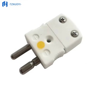 Big K Type High Temperature NY-NHX-K-M/F Ceramic Thermocouple Male/Female Connector Plug And Socket For PCB And Wire Connections
