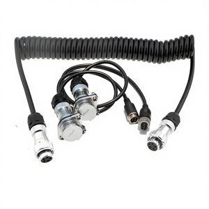 SWC010601 5Pin DIN Trailer Camera Connector Coaxial Cable Audio Video 1080P Truck Suzi Kit 1 Channel