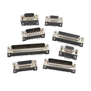 Straight Angled 9 Pin 15 25p Male Female D-sub Connector HD IP67 7w2 3w3 High Power Waterproof Connectors