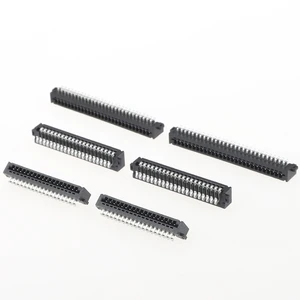 1.25mm Card Board 3.2H FPC Connector Splint Type Flat Horizontal Double Row Connector Socket Without Cover