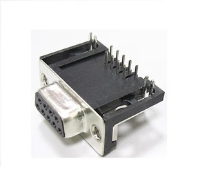 ARIBA DSH3-FXXAGXX-59 High Quality 9~37 Pin Female DIP Right Angle D-Sub Connectors First Pin L8.08 Black Housing Gold Contact