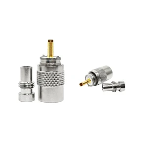 RF Coaxial Connector UHF PL259 Male Plug RF Connector for RG213 RG8 Cable