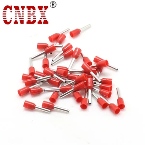 Yueqing Baoxing E1008 Insulated Crimping Terminals Automotive Cord End Ferrules Terminal Copper and Brass Material