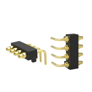 Factory Direct Sale Supply Custom Magnetic Au Plated Pogo Pins Connector for Battery