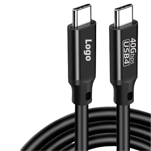 USB 4 240W Type C to Type C 8K60Hz PD 40Gbps Data Transfer USB C Cable for MacBook Thunderbolt 3/4 for iPhone HUAWEI LAPTOP
