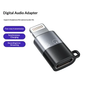 Type-C 3.5mm Adapter PD Charging Audio Transmission Live Streaming Mobile Phone Connector PC Fireproof Material Short Circuit