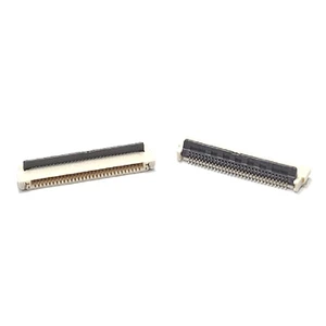 ZFPC SMT RA EZon BK-Flip Right Angle 2.78H 1mm Pitch 20/30pin 1 Contact Row 860BXXPTX-43_1.0ph Copper Alloy FFC/FPC Connectors