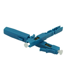 Pre-polished Fiber Optic LC Field Assembly Fast Optical Connector