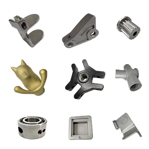 Custom Lost Wax Casting Anvil Gravity Casting Iron Manhole Cover Stainless Steel 304 316 Investment Shaft Carrete Casting Parts