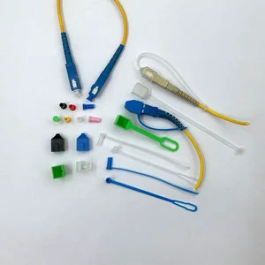 SC 2.5mm Dust Cap Cover Protector Fiber Optic Connector For 3G 4G 5G Networks FTTH Patch Cords 1000pcs/Pack