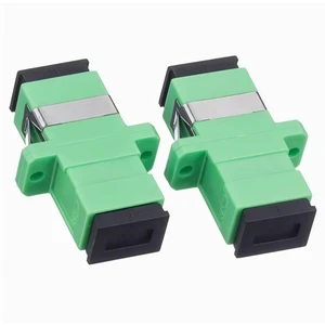 High Performance Single-Core Telecom Grade SC/APC Optical Fiber Adapter Flange Connector Wide Range Fiber Connector Accessories