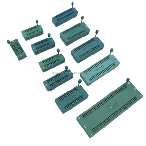 LL1001 2.54MM 14/16/18/20/24/28/32/40/64PIN TIN PLATED OR GOLD PLATED IC SOCKET IC TEST SOCKET CONNECTOR