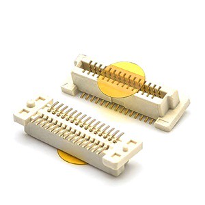 YZTECH 0.8mm Pitch SMT Board to Board Connector Female H4.0mm with 2*15P Posts 30 Position Brass Contact Material