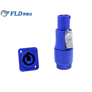 FCONNR Professional 3 Pin PowerCon Waterproof Power Connector For Light Led Screen And Video
