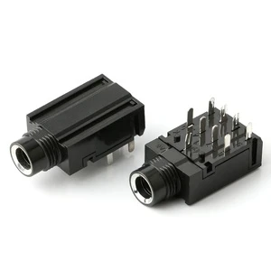 9 Pin Jack Audio Video Connector Pcb 1/4