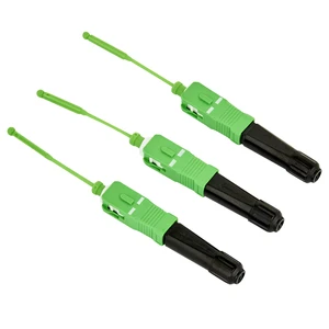 Durable Optical Fiber Connector SC Hot Melt Connector SC APC FTTH Fiber Optic Fast Connector With Best Price