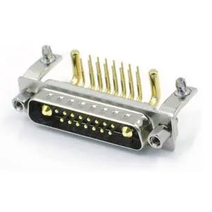 High Current 17W2 Male Connector Right Angle 17w2 Plug R/A DIP Type for PCB D-SUB 17W2 Connector
