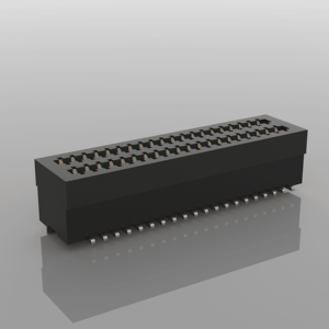 HC-PBB08-2-40-M-H4.0 0.8mm Pitch Btb Male Female Connector Double Slot Board to Board & Mezzanine Connector SlimStack Connector