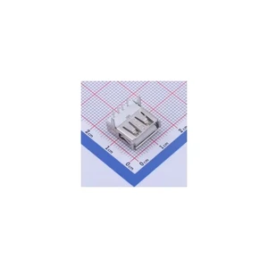 PCB Connectors 903-232A1017D10100 Type-A USB 2.0 Standard Female Right Angle 4P Contacts 1 Port USB Connector 903232A1017D10100