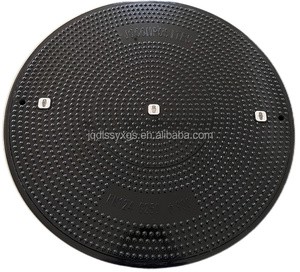 EN124 D400 SMC Composite Anti-theft Manhole Cover For Roadway Safety 900mm Clear Opening Customized Color & Size