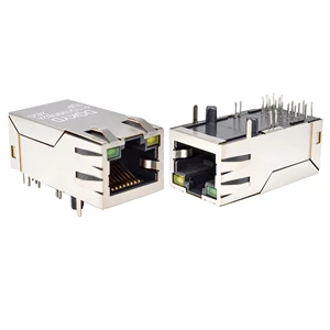 POE+Gigabit Integrated Ethernet Filter Cat5 RJ45 Aerospace PCB Computer Connector Plug Light Spring Solar Power System
