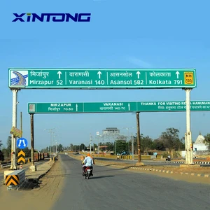 Road Gantry Hot Dip Galvanized Expressway Station Gantry High Rigidity Steel Anti-Corrosion Frame Traffic Systems Road Gantry