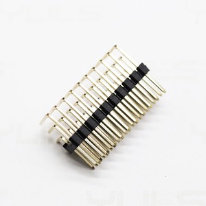 Standard 2.54mm Spacing Height 2.5mm Triple Row Male Header Right Angle Pin Header Triple Row Right Angle Connector