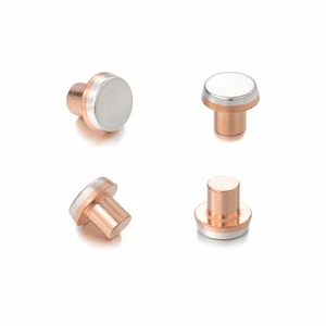 Rosh AgNi Silver Electrical Contacts/ Contact points of bimetal rivets For Wall Switches