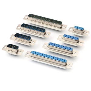 High Quality D-SUB Male Connector 9Pin 15Pin 25Pin 37Pin Solder Type for Cable Ass'y Premium Quality Connectors