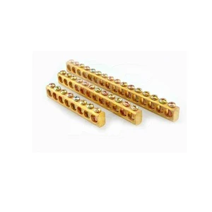 High Demand Brass Neutral Link Terminal Block Manual Power Electrical Wire Connector Wholesale Price Available for Water Media