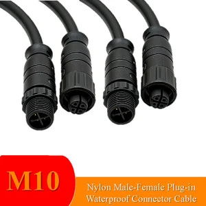 JOYL M10 3pin 4pin 5pin Shielded Signal Waterproof Power RF Electrical Connector Circular Type For Data Communication Cables