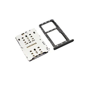 NANO+TF Card Connectors Pin-Push Type SIM Tray PST Pair Selected Ternary PCB SMD SIM Card Holders Product Sockets for ICs