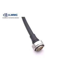 Waterproof RF Din Male RF Coaxial Connector to 4.3/10 Male for 1/2 Super Flexible Coax Cable