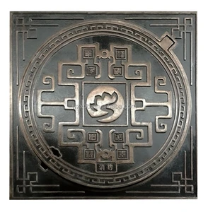 Exquisite Art Decoration Ductile Iron Manhole Cover Unique Visual Art Customization Landscape Manhole Cover