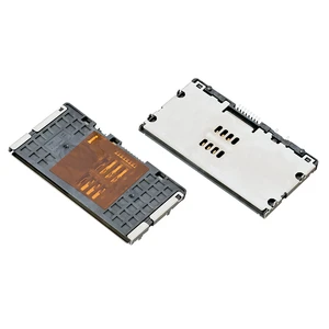 MUP New Design ICA-697 Replacement SMT Type Smart Card Connector IC Card Reader Socket for Bank POS Identification Recognition