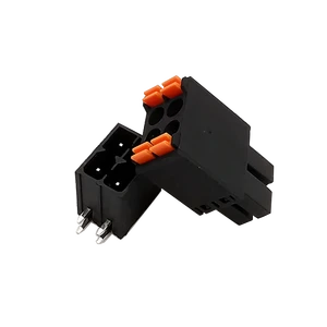 KF2EDGSR-3.5-2*2P KF2EDGKS-3.5-2*2P Plug Type PCB Terminal Block Connector Plug Male RoHS Male and Female Complete Set