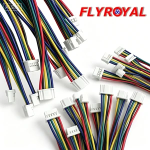 Factory Custom JST XH ZH PH SH GH Connector Wiring Harness 2-10 Pin Cable Assembly For Industrial Electronic Equipment
