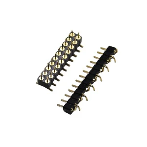 Free Samples 1.778Mm Sapcing Height 3.0mm Positions 20p-68p IC Socket Pin Header Straight Connector for Pcb Board