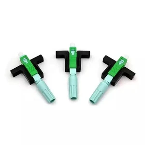Fiber Optic Quick Connector SC APC Fiber Fast Connector