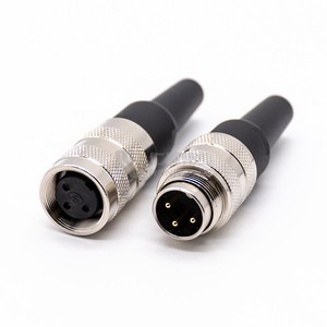 M16 Field Wireable Plug Female 3 Pin 4 Pin 5 Pin Straight M16 Connector