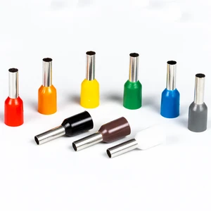 Hot Sale Cold Pressure Terminals E1008 Electrical Pre Insulated E Series Tubular Type Needle Crimp Insulated Terminals