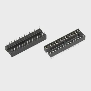 Vertical 2*14pins 2.54mm IC socket 2.54mm 28pins IC connector socket