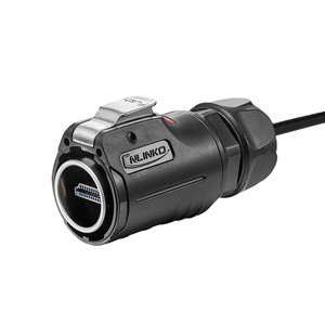 CNLINKO LP24 Waterproof Connector HD Screen Connector IP68 Waterproof Aviation Plug for Audio Video Equipment Connections