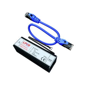 Inline Gigabit Ethernet Safety Unit RJ45 CAT6 POE Cable Lightning Protection Network Interface Surge Control Box