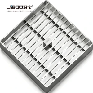 Indoor Outdoor Stainless Steel Trench Drain Cover With Anti-Slip R13 Grating For Underground Garage Factory Industrial Use