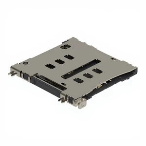 Denentech New Micro SIM H1.50 Gold Plated Brass Single Phase Card Connector 7P Pin for PCB in Stock
