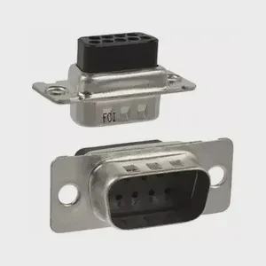 Durui HD-20 Hole Rectangle Stainless Steel VGA D-Sub Receptacle Male/Female PCB Connectors IP55 Rated 12A Silver Alloy Wire
