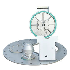 20-inch European Standard Stainless Steel 304 Manhole Cover Internal Breathing and Emergency Exhaust Type for Tanker Oil Tanks