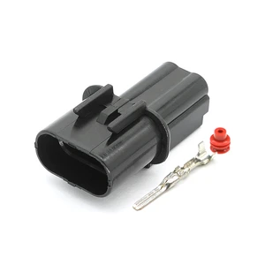 2 Pin IP67 Waterproof Automotive Male Connector for Car Wheel Speed Temperature Sensor Wiring Plug